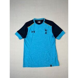 Tottenham Hotspur Soccer Training Shirt Mens L Blue Under Armour Spurs